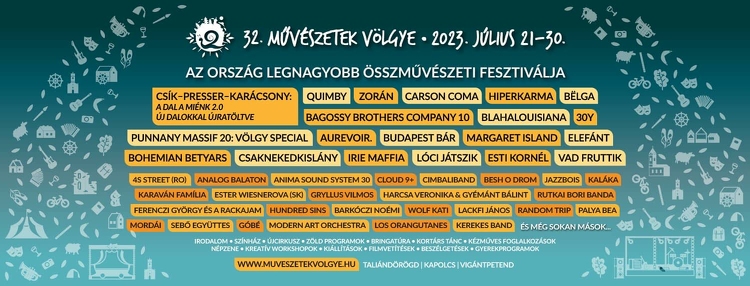 Utazási kedvezmény és MÁV Karrierjárat a Művészetek Völgye fesztiválon
