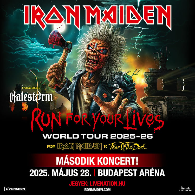 Az Iron Maiden duplázik Budapesten jövő májusban