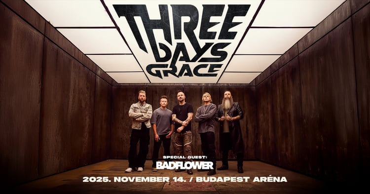 A Three Days Grace Budapesten kezdi turnéját