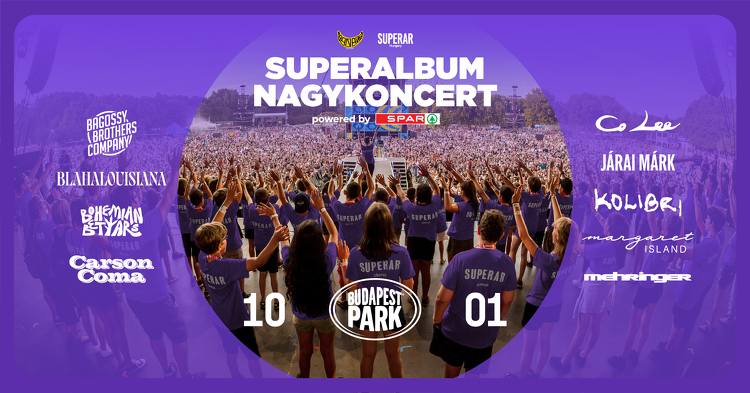 A Budapest Parkban debütál a társadalmi felelősségvállalásról szóló Superalbum október elején