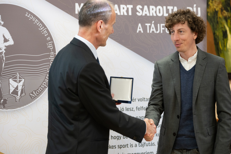 Szép Zoltán a 2025-ös Monspart Sarolta-díj a Tájfutásért kitüntetettje