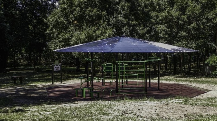 Elkészült a szabadtéri sportpark a Kossuth erdőben