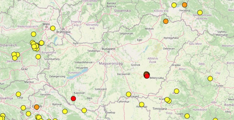 Földrengés volt Kaposvártól 20 kilométerre