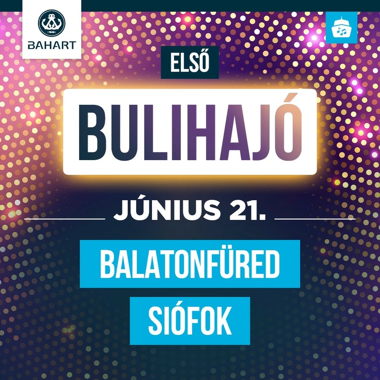 A hétvégén kifut a bulihajó