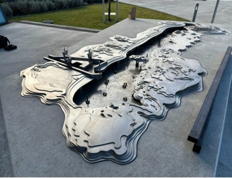 Visszahelyezték a Balaton-makettet eredeti helyére