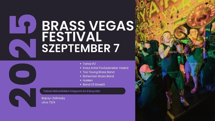 Ismét lesz Brass Vegas Festival Tolnán