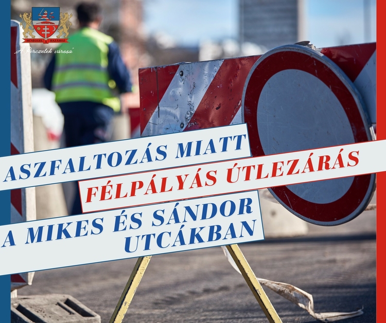 Aszfaltozással folytatódik az útfelújítás Bonyhádon