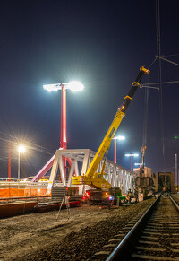 Déli összekötő vasúti híd (éjszakai bontás)