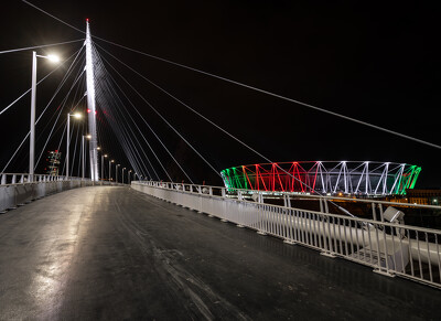 Robinson híd díszkivilágítás