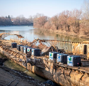 Szőke Tisza hajó kiemelés