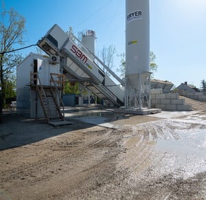 Zugló Városközpont betonkeverő telep