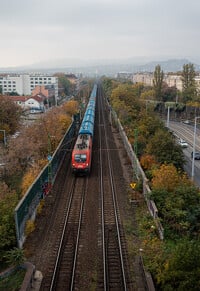 Déli körvasút 3. vágány nyomvonal