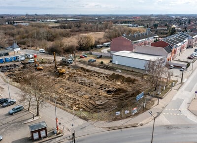 Kállai Kettős Rendezvény és Konferenciaközpont - földmunka és cölöpözés