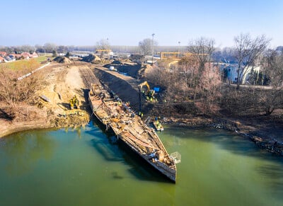 Szőke Tisza hajó kiemelés