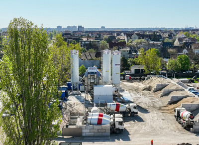 Zugló Városközpont betonkeverő telep