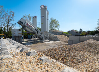 Zugló Városközpont betonkeverő telep