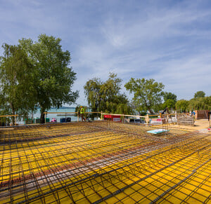 Balatonfüred - Esterházy strand és élményfürdő - Új épület