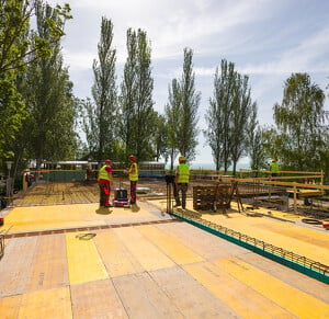 Balatonfüred - Esterházy strand és élményfürdő - Új épület