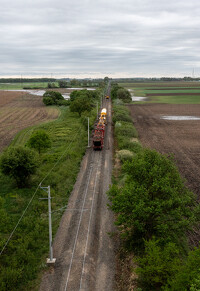 Csorna - Hegyeshalom vasúti pálya karbantartás