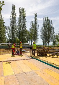 Balatonfüred - Esterházy strand és élményfürdő - Új épület