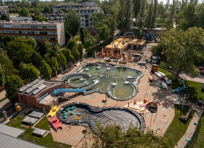 Balatonfüred - Esterházy strand és élményfürdő - Új épület