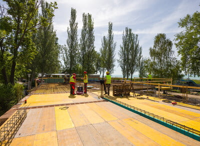 Balatonfüred - Esterházy strand és élményfürdő - Új épület