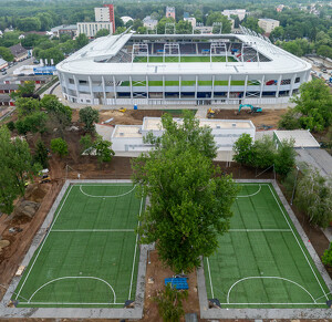 Nyíregyházi Stadion füvesítés