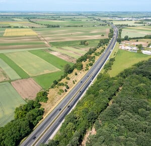 M1 szintrehozási munkák, Bicske, Tata, Ács, Nagyszentjános