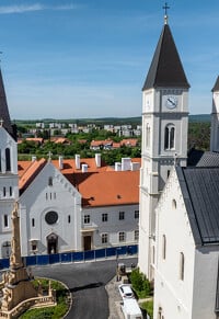 Veszprémi vár - Tejfalussy-ház, Szent István templom és rendház