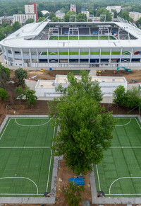 Nyíregyházi Stadion füvesítés