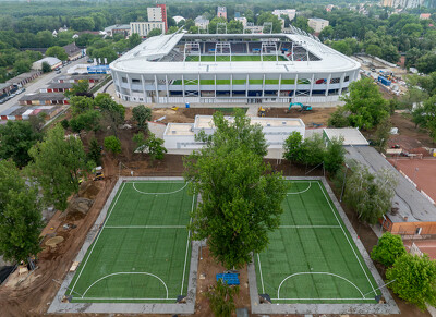 Nyíregyházi Stadion füvesítés