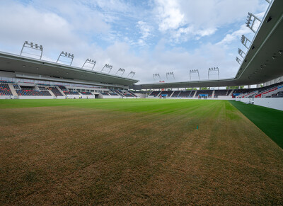 Nyíregyházi Stadion füvesítés