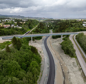 Trondheim (Norvégia) gyalogos-kerékpáros híd