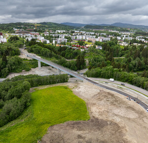 Trondheim (Norvégia) gyalogos-kerékpáros híd