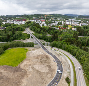 Trondheim (Norvégia) gyalogos-kerékpáros híd