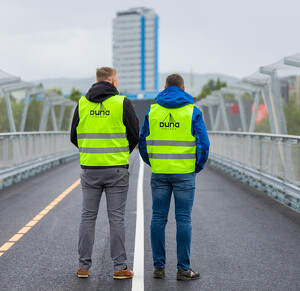 Trondheim (Norvégia) gyalogos-kerékpáros híd