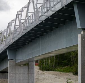 Trondheim (Norvégia) gyalogos-kerékpáros híd