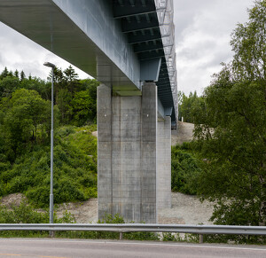 Trondheim (Norvégia) gyalogos-kerékpáros híd