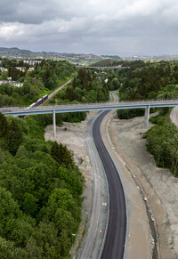 Trondheim (Norvégia) gyalogos-kerékpáros híd