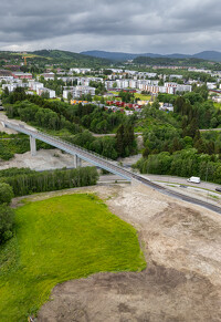 Trondheim (Norvégia) gyalogos-kerékpáros híd