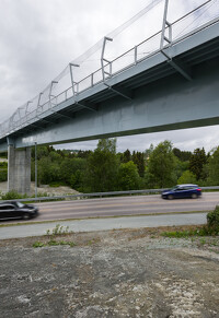 Trondheim (Norvégia) gyalogos-kerékpáros híd