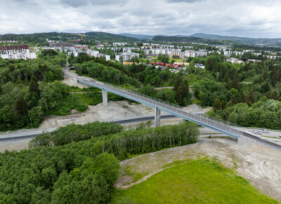 Trondheim (Norvégia) gyalogos-kerékpáros híd