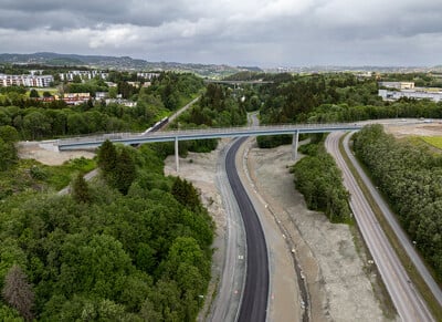 Trondheim (Norvégia) gyalogos-kerékpáros híd