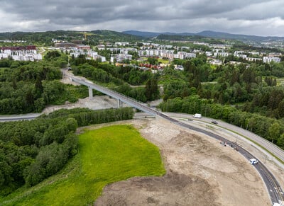 Trondheim (Norvégia) gyalogos-kerékpáros híd