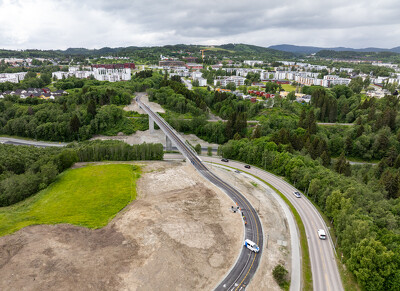 Trondheim (Norvégia) gyalogos-kerékpáros híd