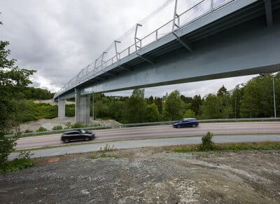 Trondheim (Norvégia) gyalogos-kerékpáros híd