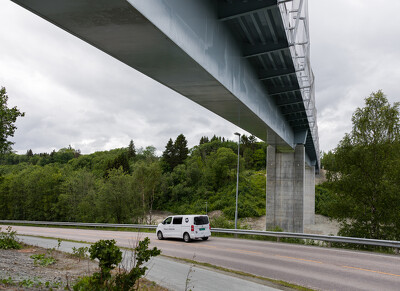 Trondheim (Norvégia) gyalogos-kerékpáros híd