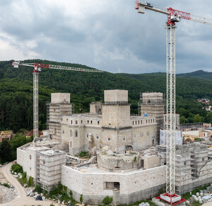 Diósgyőri vár júliusi állapotfotózás