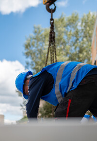 Tatabánya, Leier társasház építés