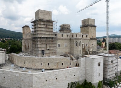 Diósgyőri vár júliusi állapotfotózás